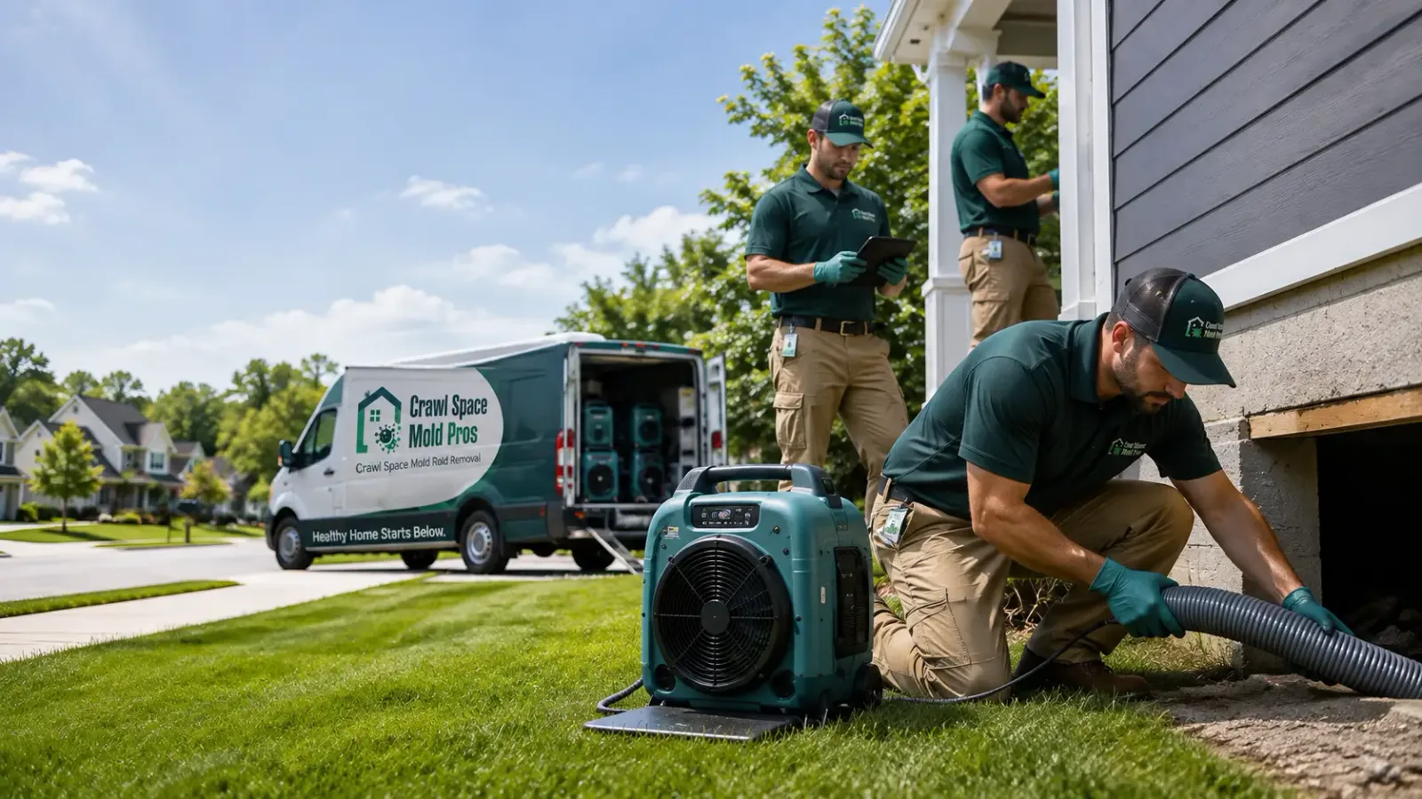 Crawl Space Mold Removal in Cyrus, MN